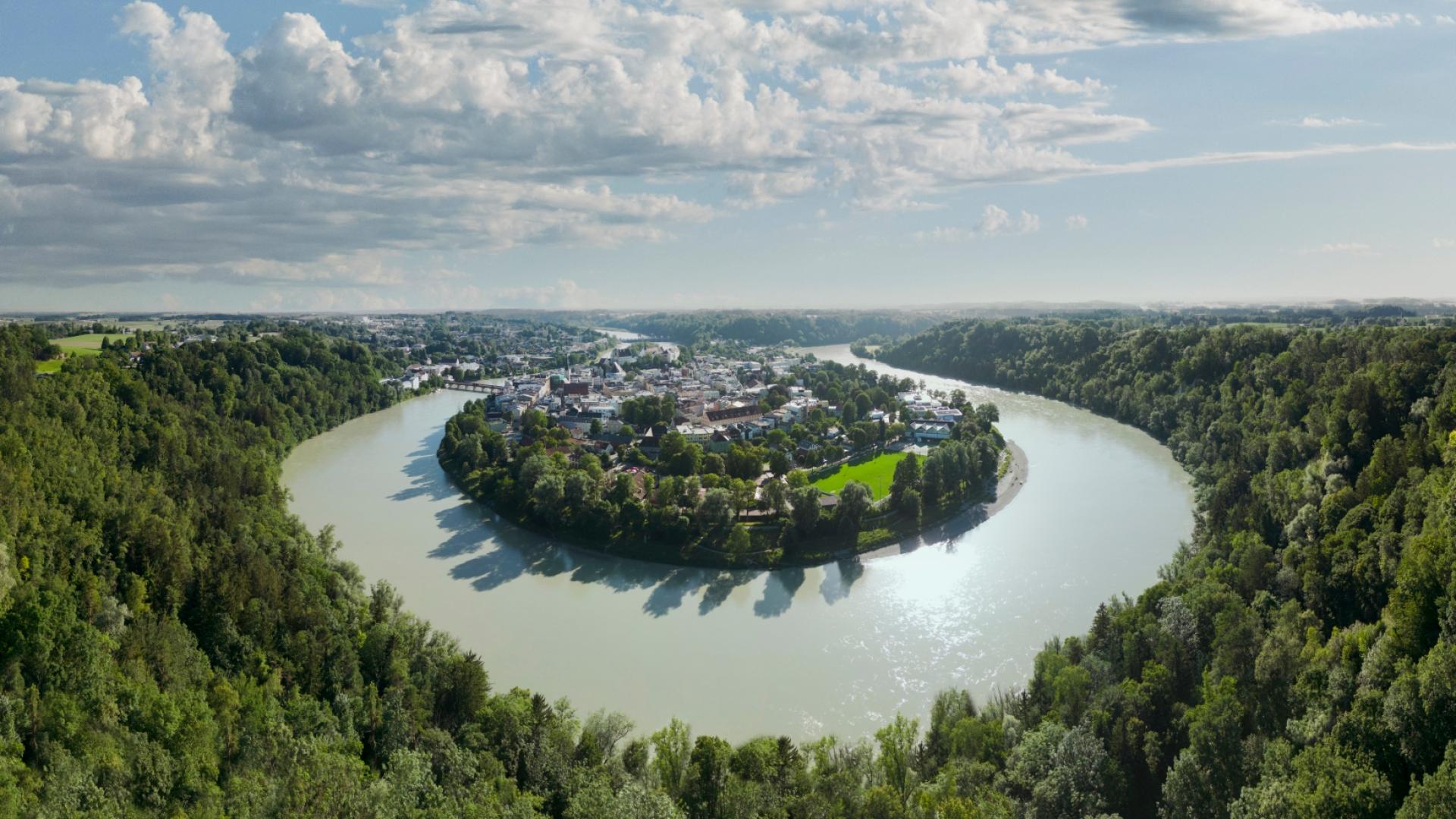 Wasserburg: Innschleife