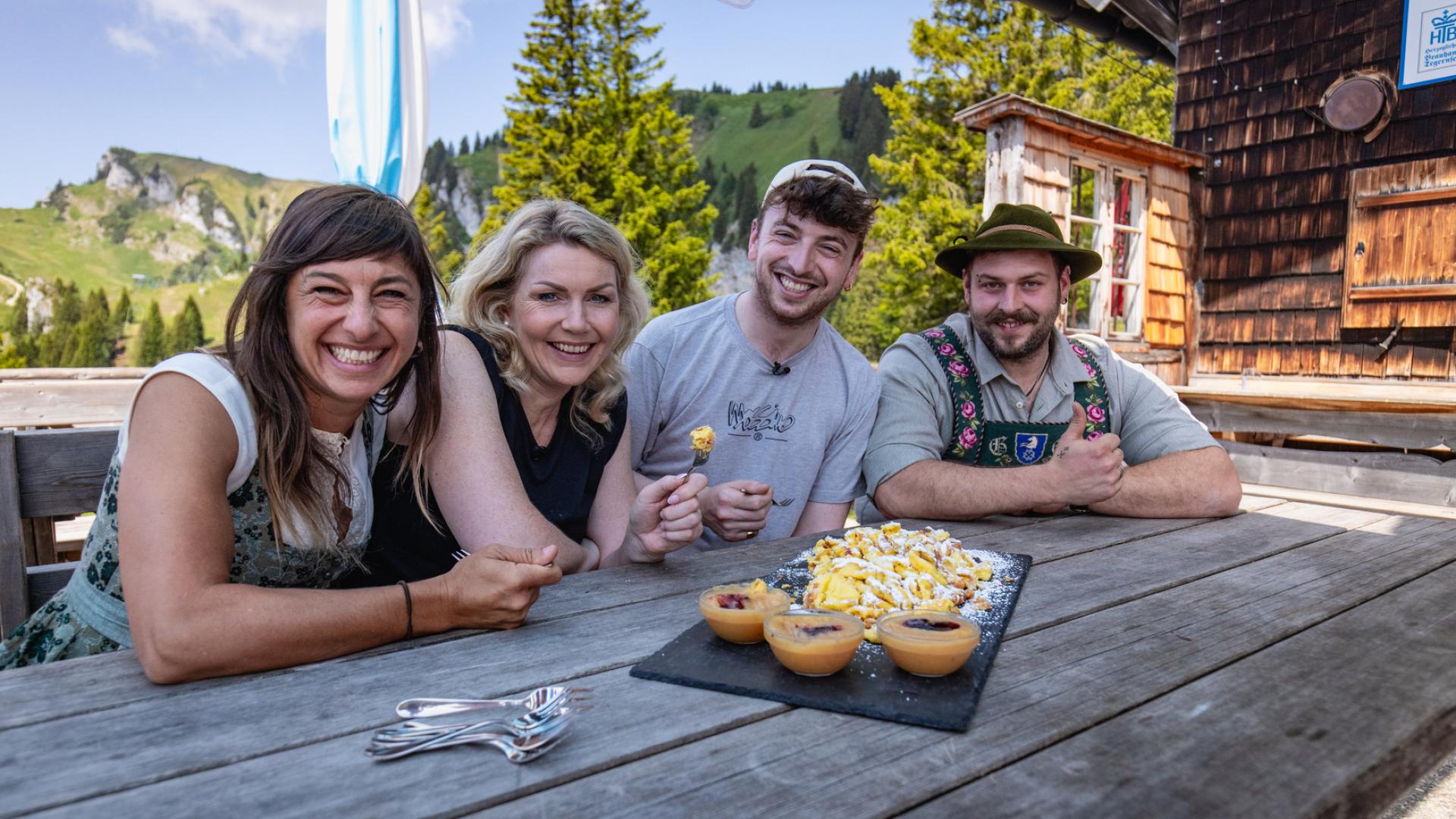 Thumbnail zum YouTube-Video: Kaiserschmarrn-Challenge zwischen Bayern und Irland