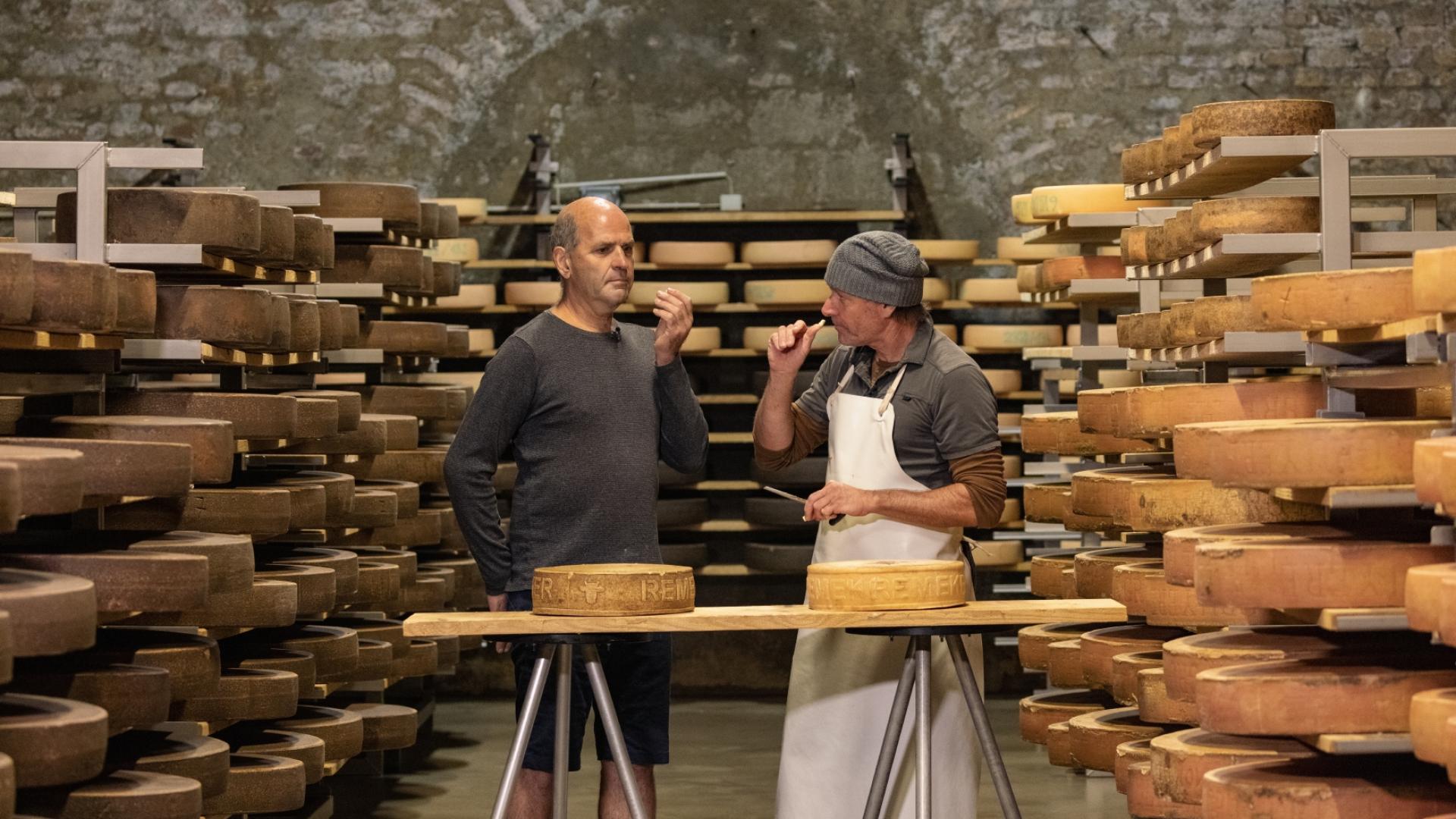 Kulturaustausch zwischen Käse-Affineur Thomas Breckle und Käse-Macher Jan Dirk van der Voort