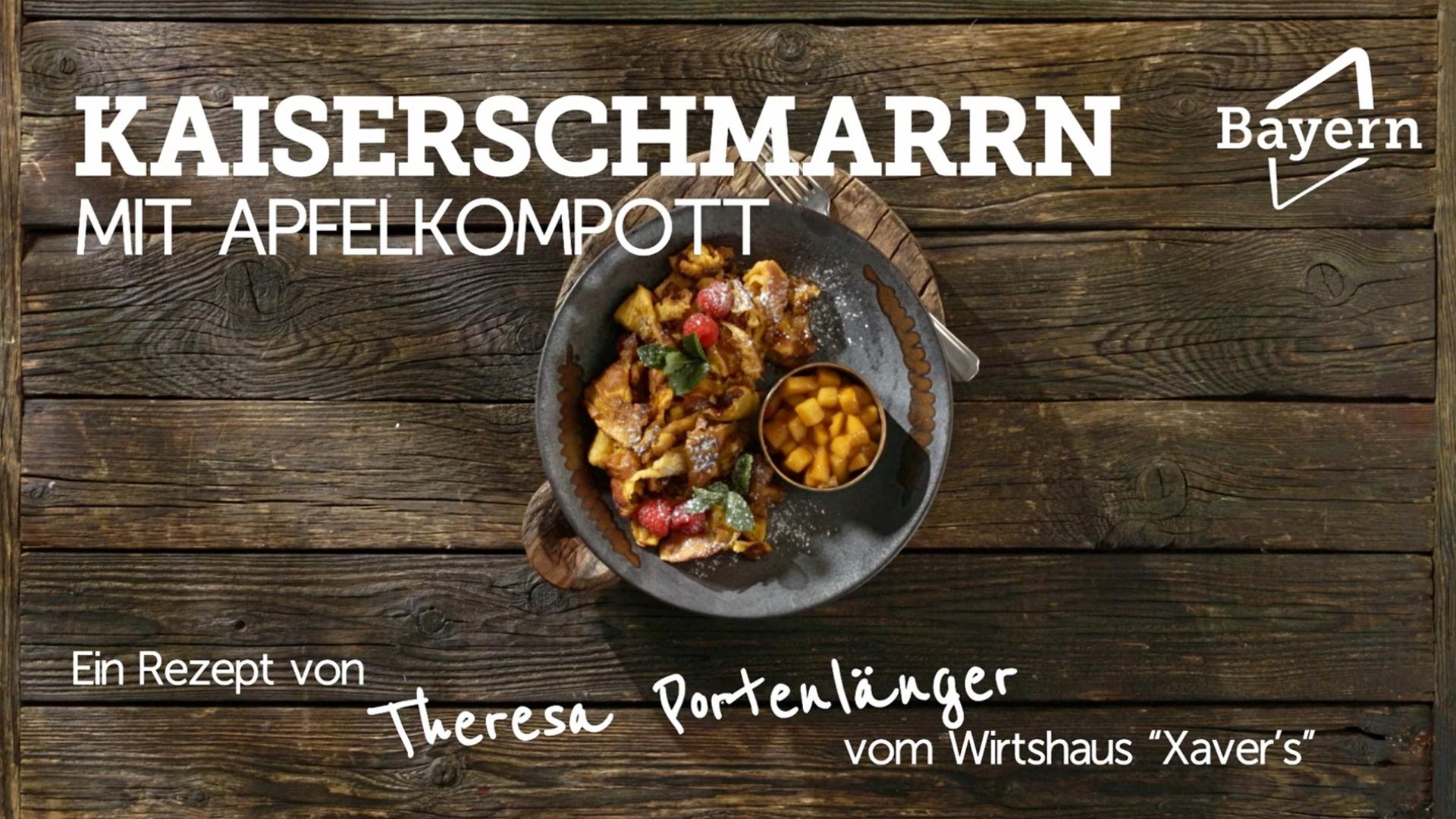 Vorschaubild für das Video zum Rezept Kaiserschmarrn mit Apfelkompott